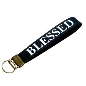 Handcrafted Fabric Wristlet Keychain
